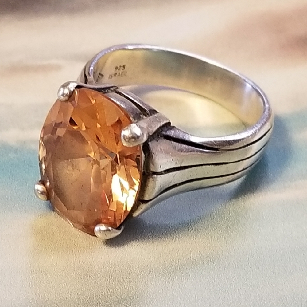 Rare Silpada Sterling Silver & Zirconia Ring - Picture 13 of 14